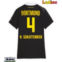 Borussia Dortmund Nico Schlotterbeck #4 Replica Away Shirt Ladies 2026-27 Short Sleeve